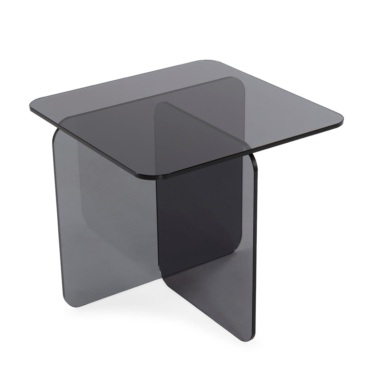 Mesa auxiliar de cristal Pefki