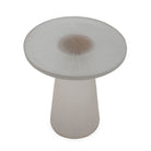 Mesa auxiliar de cristal y metal Imperia