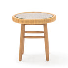 Mesa auxiliar de exterior de cedro Rieti