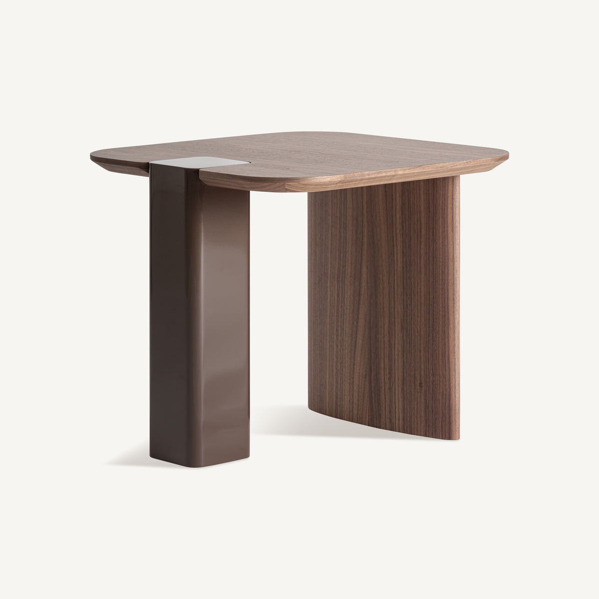 Mesa auxiliar de madera chocolate Oualidia