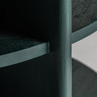 Mesa auxiliar de madera de mango verde Carrasca