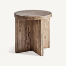Mesa auxiliar de madera de olmo Arrayán