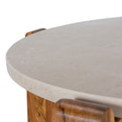 Mesa auxiliar de madera de teca Abrantes