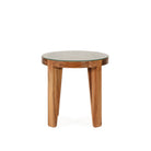 Mesa auxiliar de madera de teca Adelfas