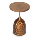 Mesa auxiliar de madera y metal Brač