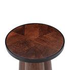 Mesa auxiliar de madera y metal Mislata