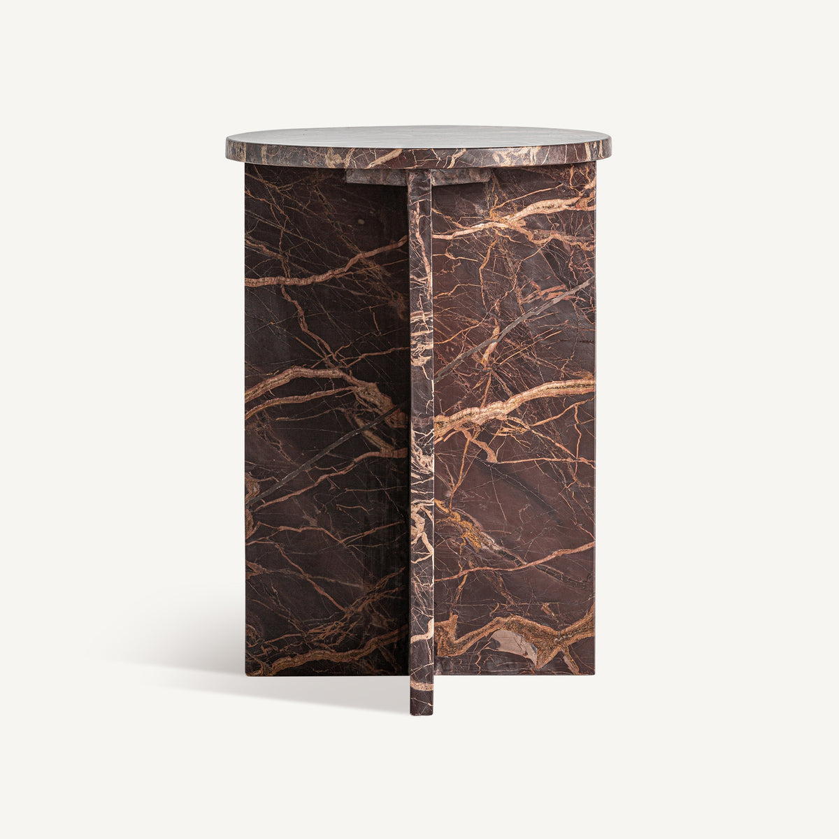 Mesa auxiliar de mármol oscuro Torvisco