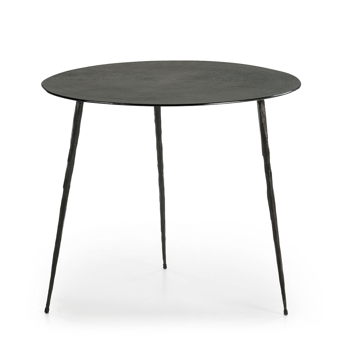 Mesa auxiliar de metal y efecto madera Chieti