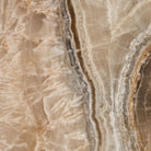 Mesa auxiliar de ónix beige Kelibia
