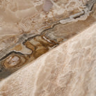 Mesa auxiliar de ónix beige Kelibia