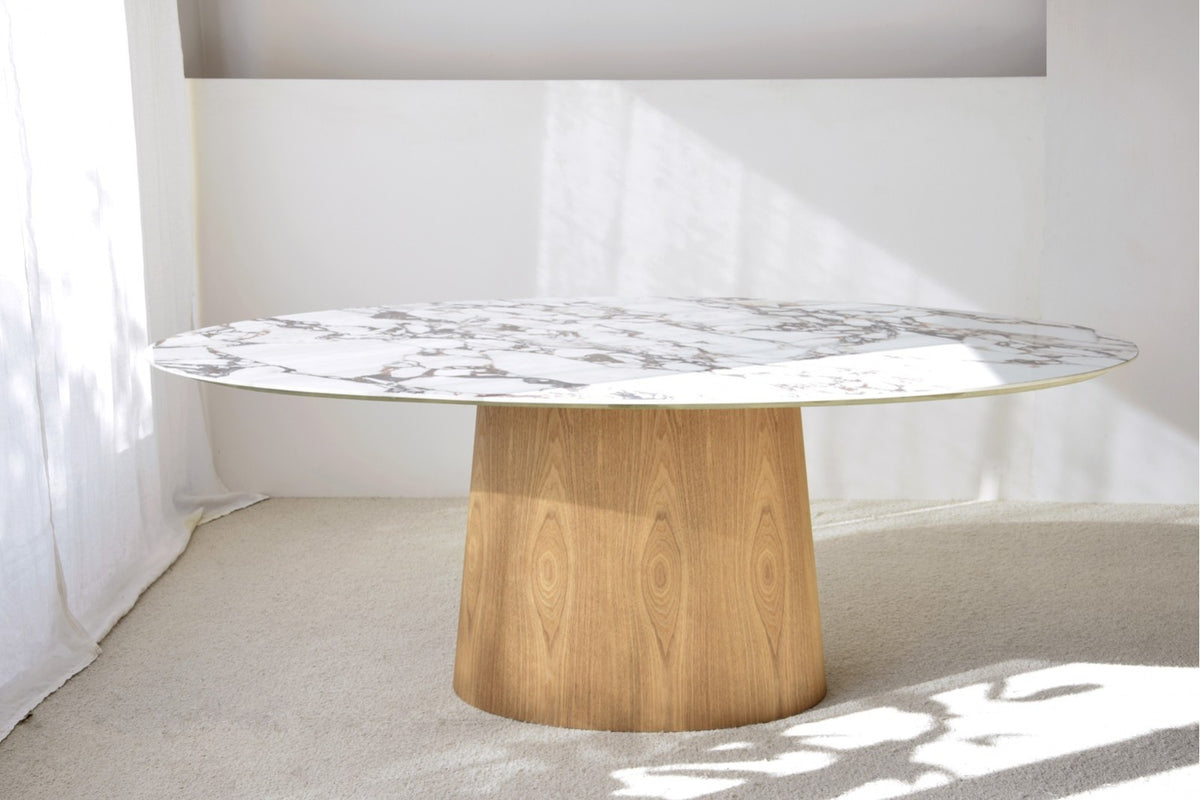 Mesa de Comedor Alcobaça - #pino_y_jacaranda#