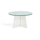 Mesa de centro de cristal y mármol Gavà