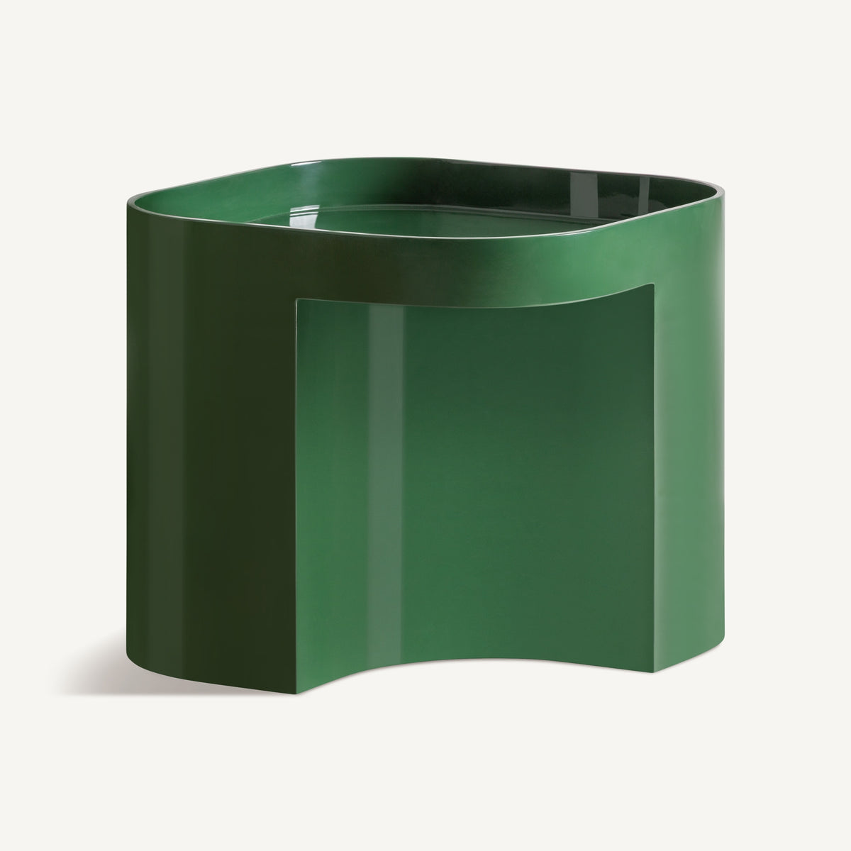 Mesa de centro de DM verde Zahora 50 cm