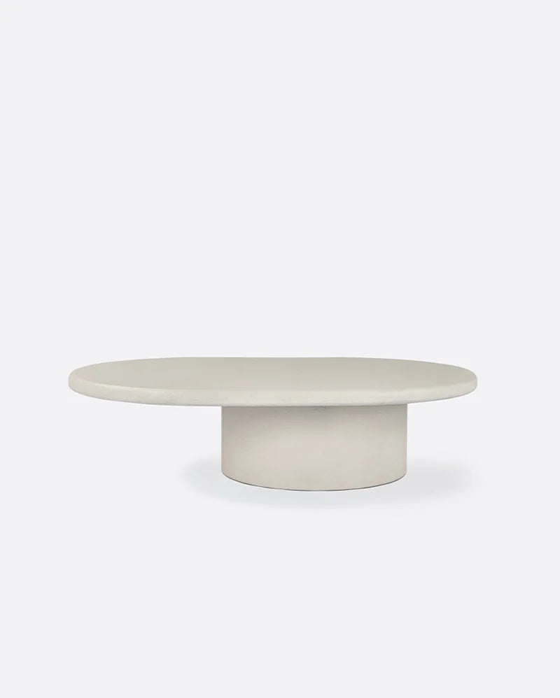 Mesa de centro de exterior de microcemento Lanjarón