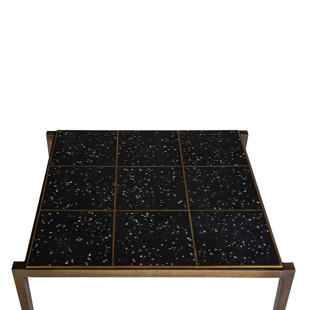Mesa de centro de hierro y terrazo Valverde