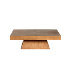 Mesa de centro de madera de cedro Comillas