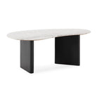 Mesa de centro de madera de mango y mármol Terni