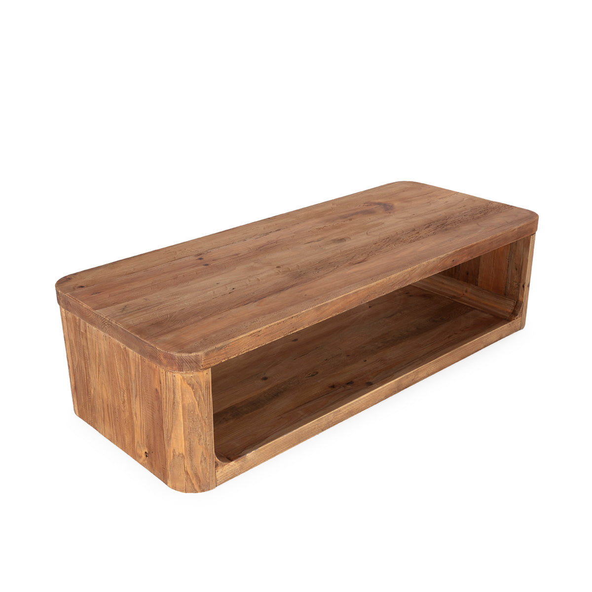 Mesa de centro de madera de pino recuperado Benicàssim