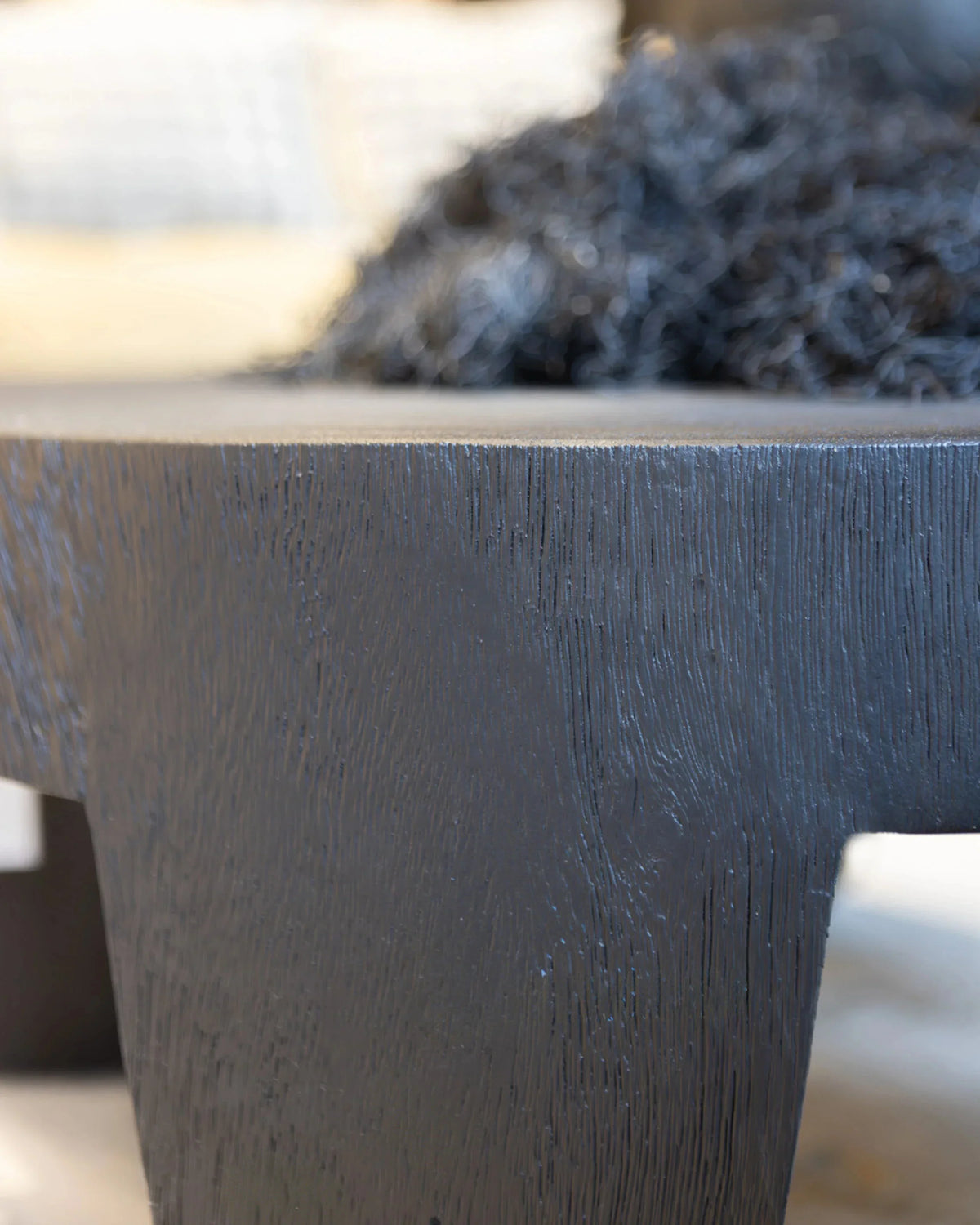 Mesa de centro de madera de suar Rodalquilar