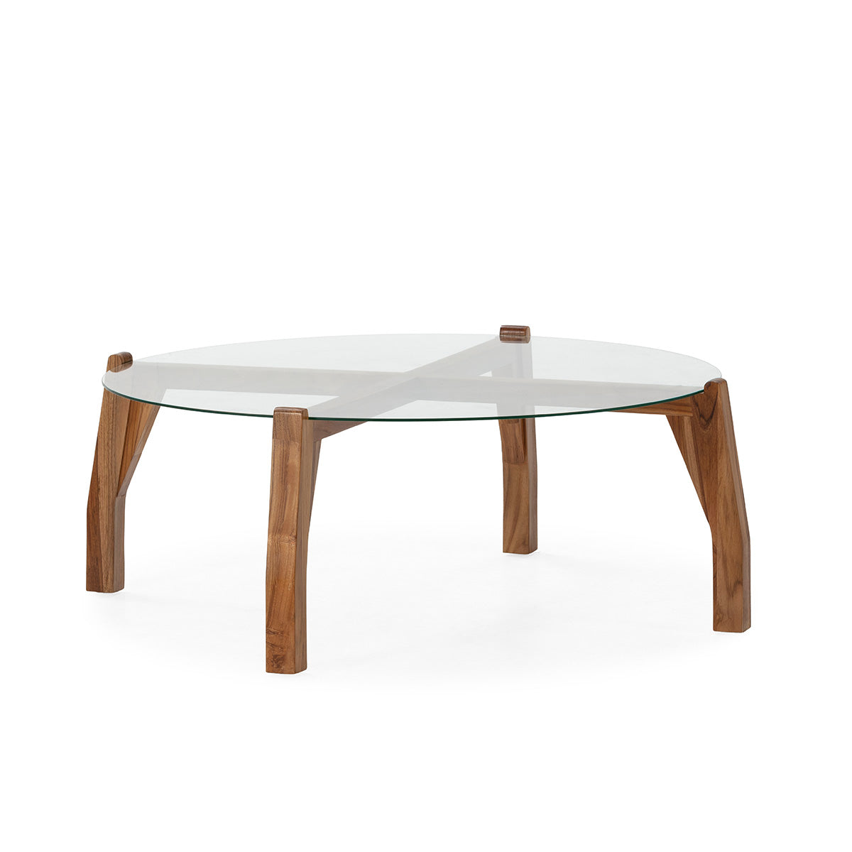 Mesa de centro de madera de teca Ovar