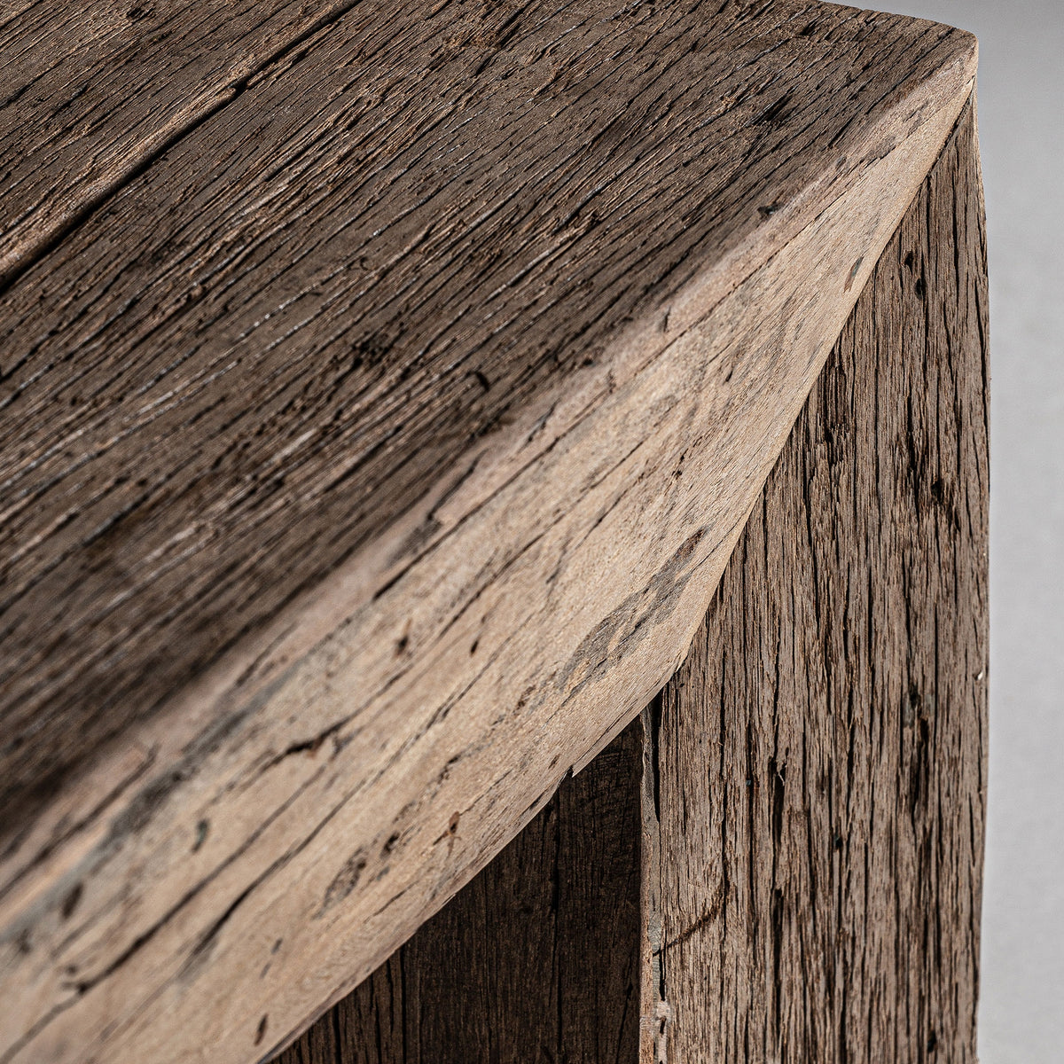 Mesa de centro de madera reciclada Levanzo 180 cm