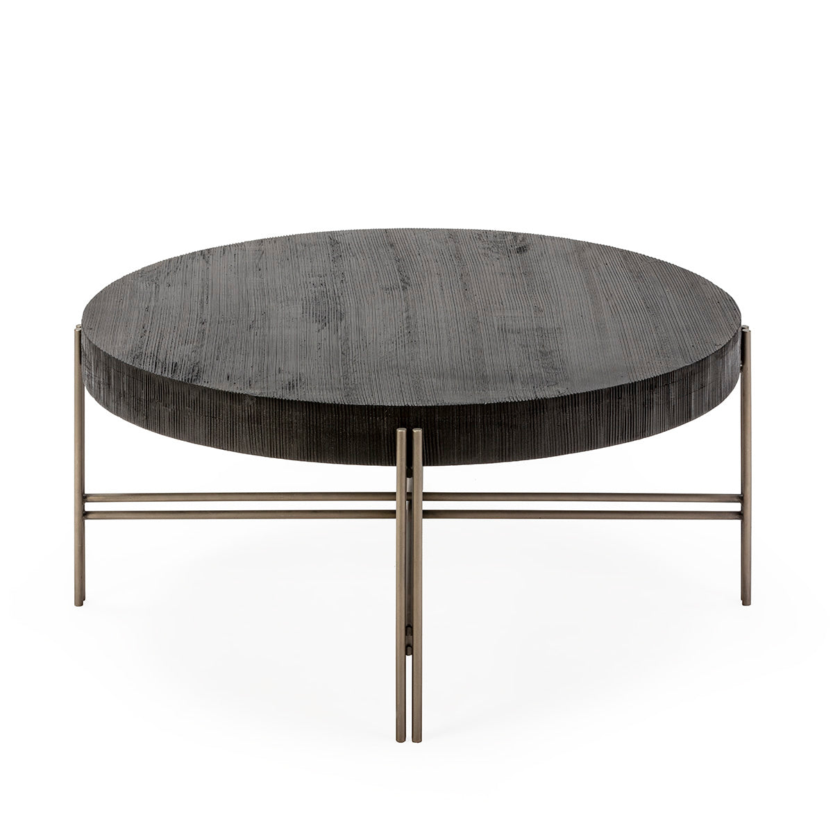 Mesa de centro de madera y metal Buenavista
