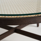 Mesa de centro de mango y ratán Lipari