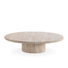 Mesa de centro de mármol travertino Nettuno