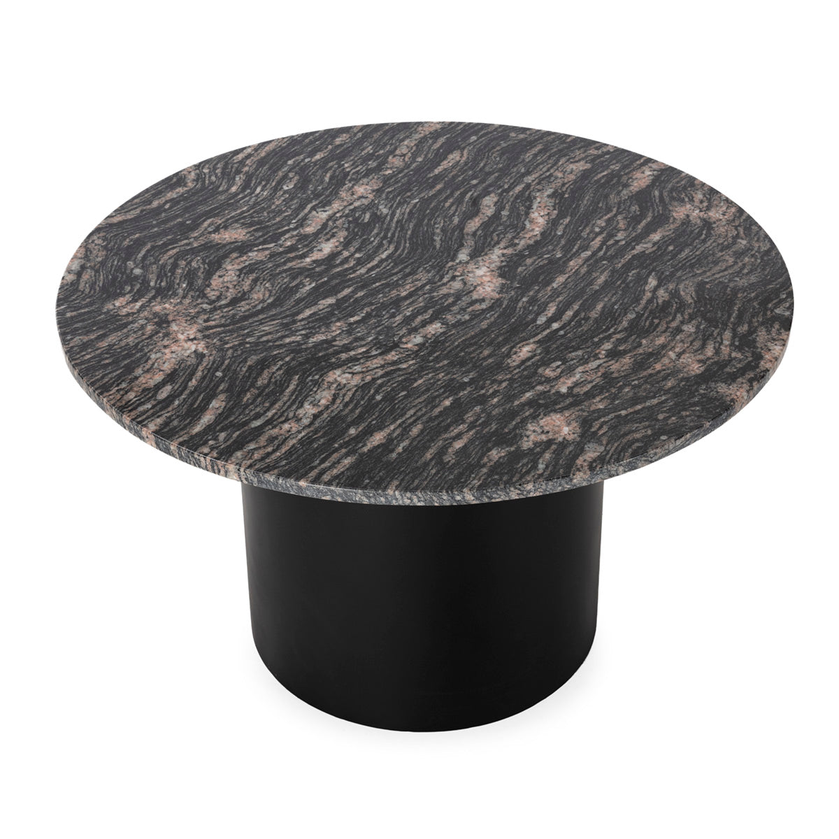 Mesa de centro de metal y granito Recoletos