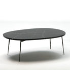 Mesa de centro de metal y mármol Cento