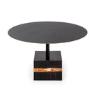 Mesa de centro de metal y mármol Miano