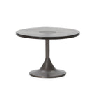 Mesa de centro de metal y vidrio Rivoli