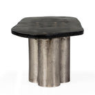 Mesa de centro de metal y vidrio Stavroupoli