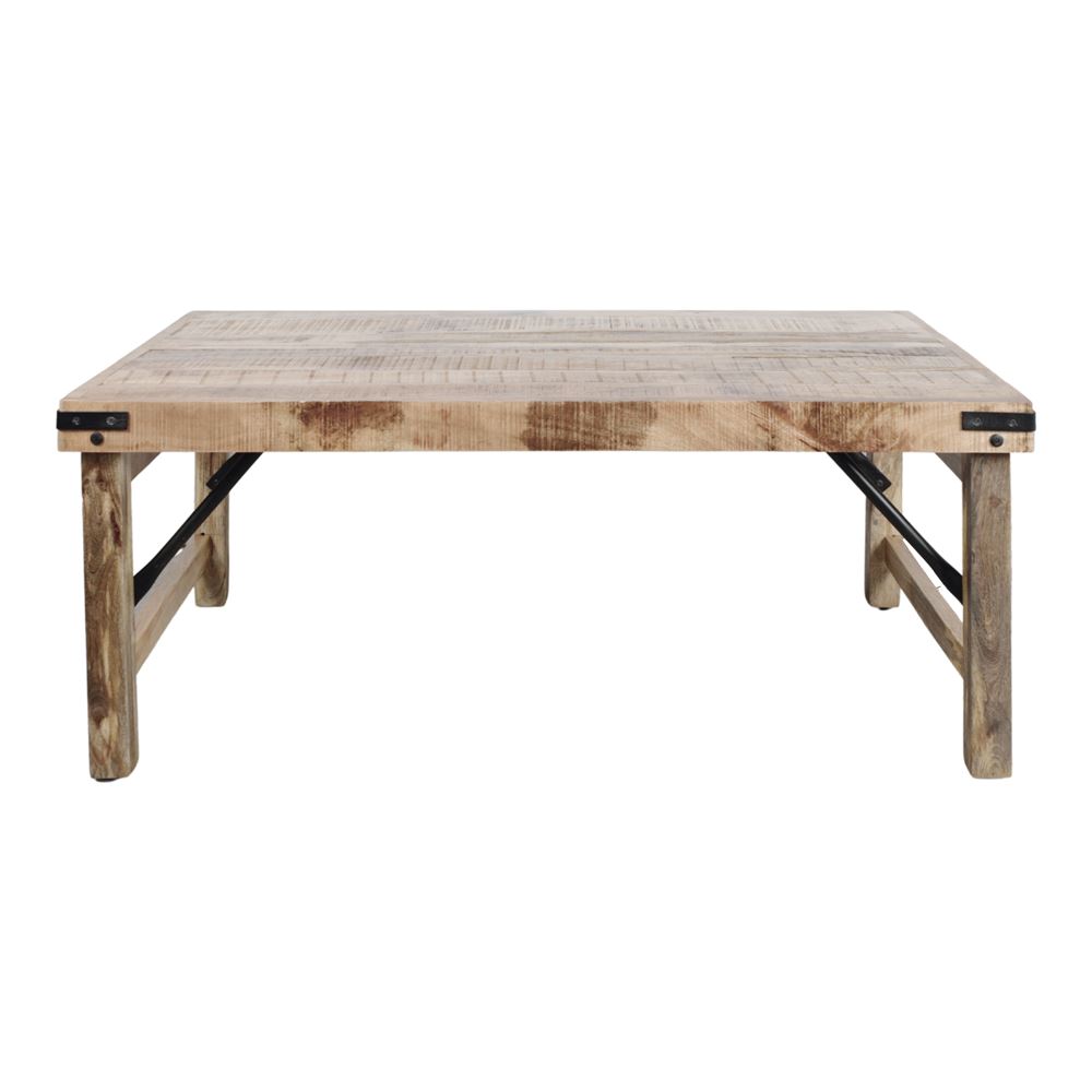 Mesa de centro plegable de madera tropical Donna