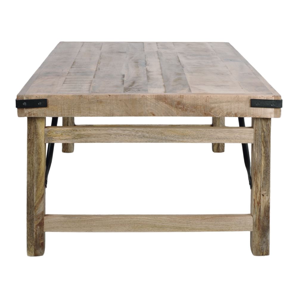 Mesa de centro plegable de madera tropical Donna