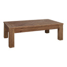 Mesa de centro rectangular de pino reciclado Marcia