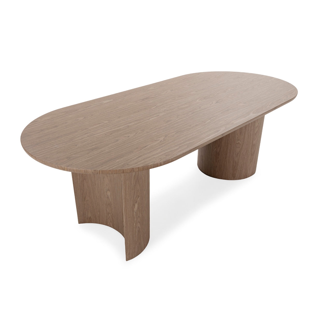 Mesa de comedor de chapa de álamo Valadares