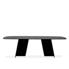 Mesa de comedor de cristal templado Magenta
