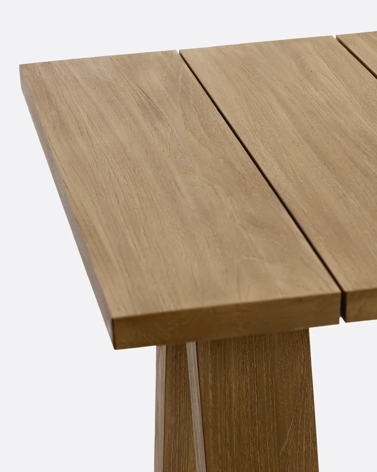 Mesa de comedor de exterior de teca Bornos