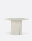 Mesa de comedor de exterior redonda de microcemento Claude