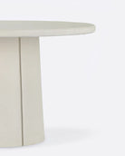 Mesa de comedor de exterior redonda de microcemento Claude