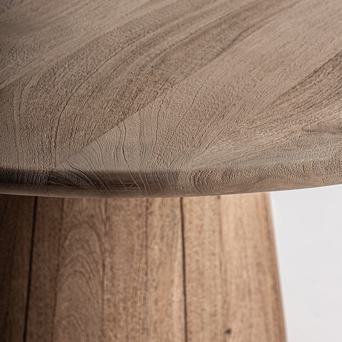 Mesa de comedor de madera de mango Mojácar 130 x 130 cm
