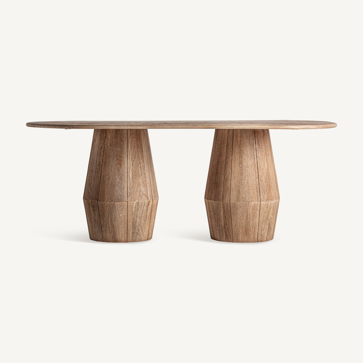 Mesa de comedor de madera de mango Mojácar 220 x 110 cm