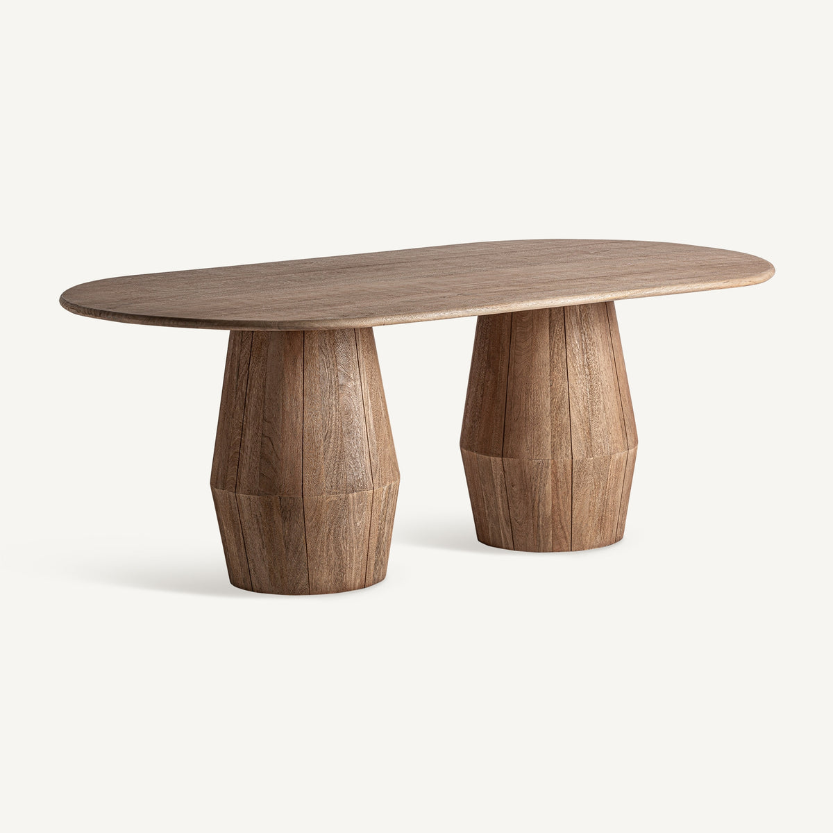 Mesa de comedor de madera de mango Mojácar 220 x 110 cm
