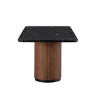 Mesa de comedor de madera de olmo Gallarate