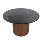 Mesa de comedor de madera de olmo Metamorfosi