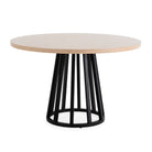 Mesa de comedor de madera y metal Balma