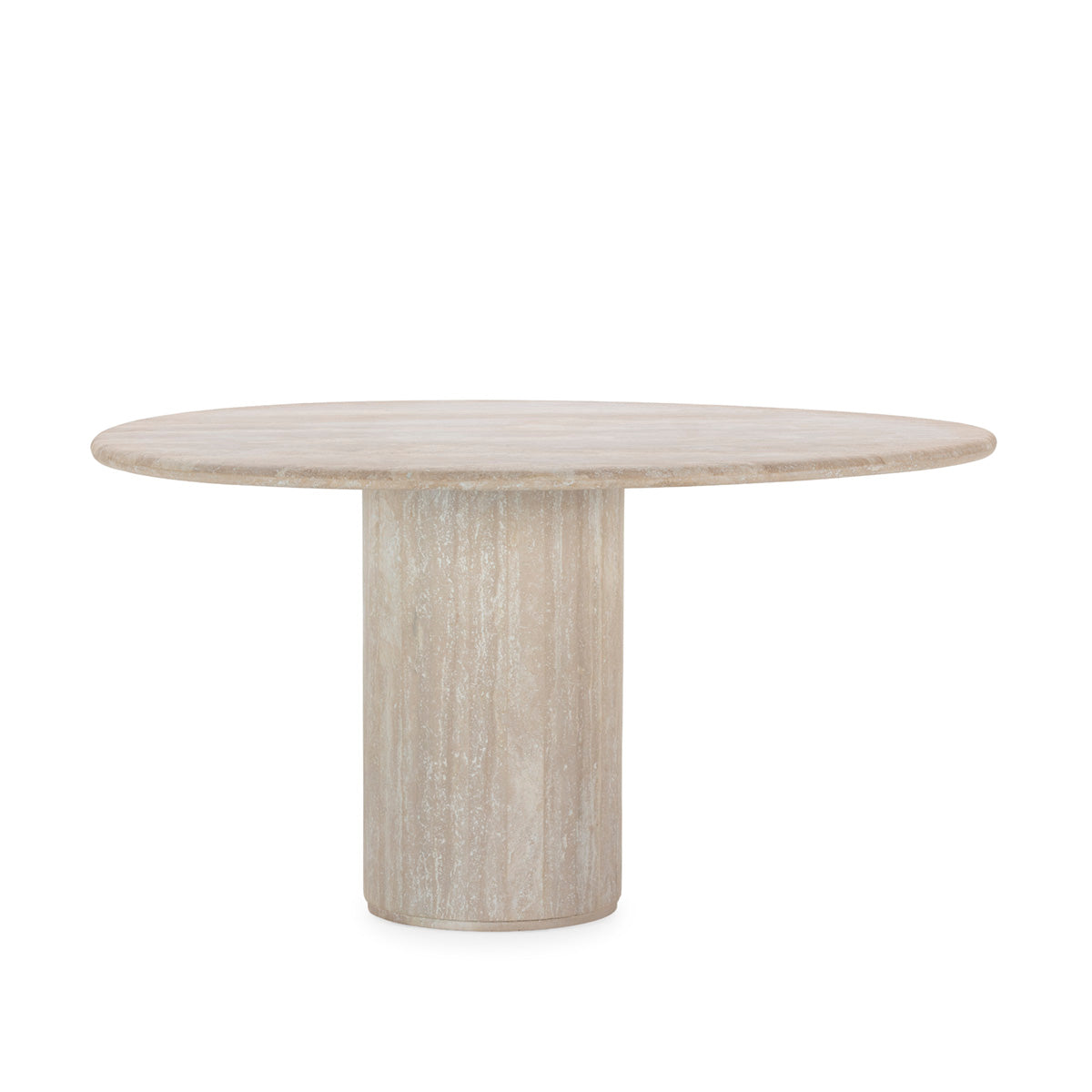 Mesa de comedor de mármol travertino Viladecans