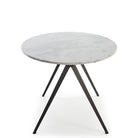 Mesa de comedor de mármol y metal Lanciano