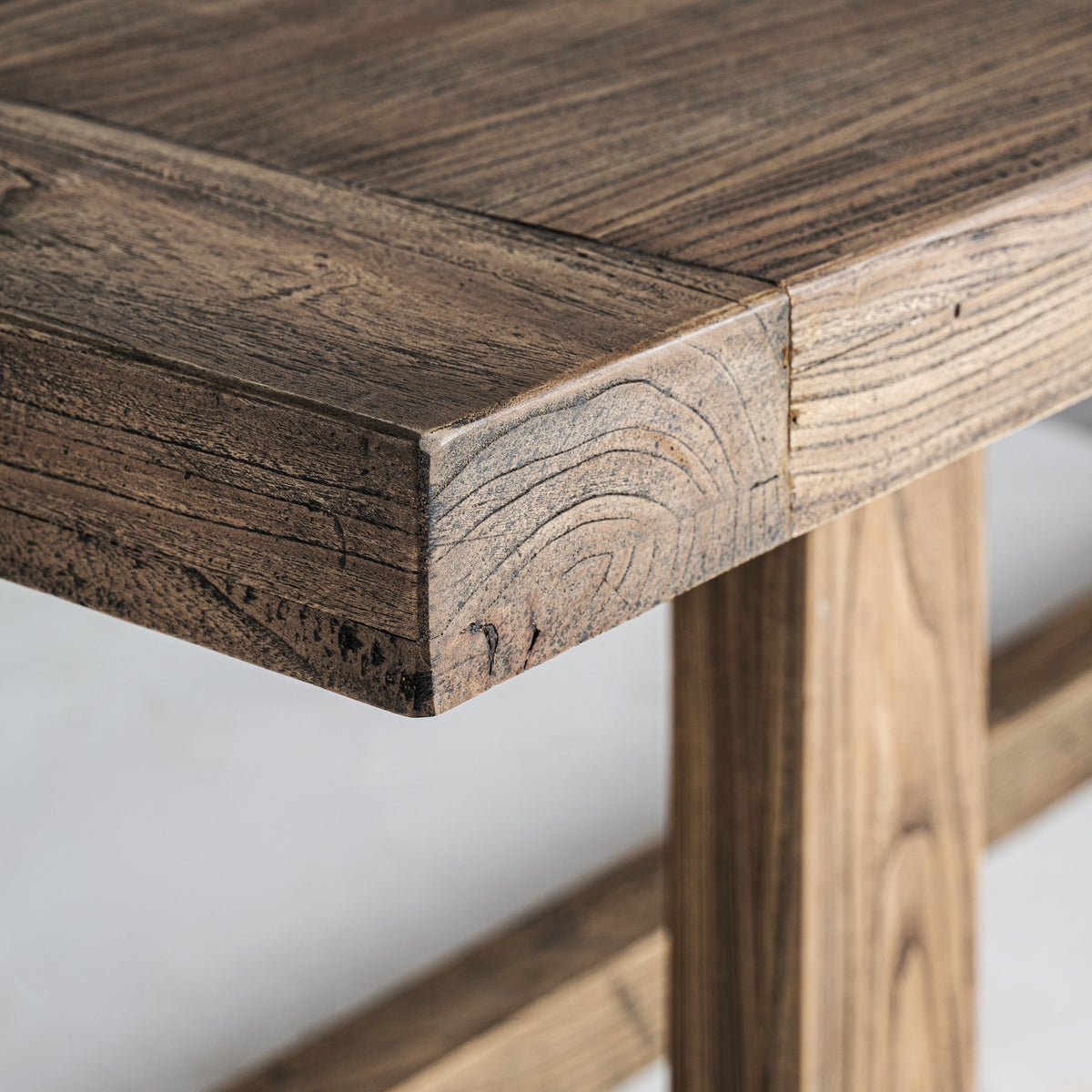 Mesa de comedor de olmo Carboneras 400 cm
